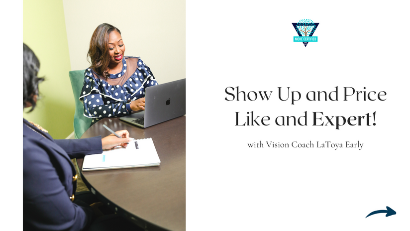 SHOW UP AND PRICE LIKE AN EXPERT